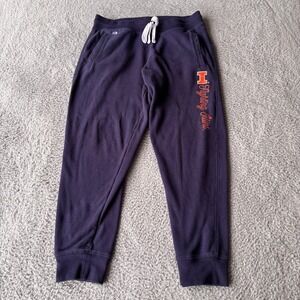 Fighting Illini Pants Mens Medium Blue Illinois Joggers Sweatpants Athleisure